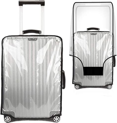 suitcase sleeve bag|clear luggage covers for traveling.